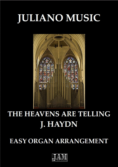 The Heavens Are Telling Easy Organ F Haydn Sheet Music