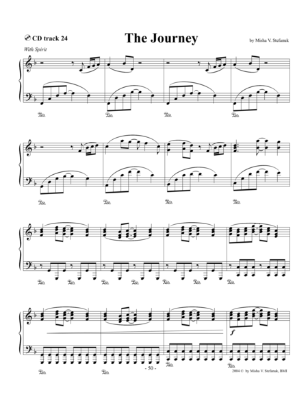 The Journey Intermediate Romantic Sheet Music