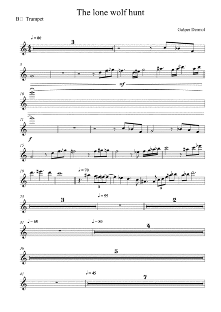 The Lone Wolf Hunt Sheet Music