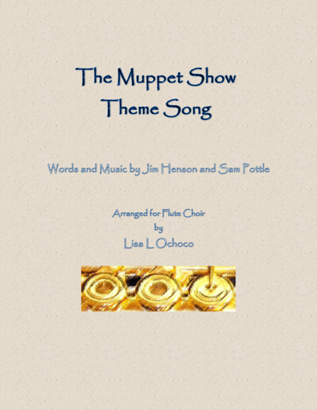 The Muppet Show Theme Song For Flute Choir Sheet Music