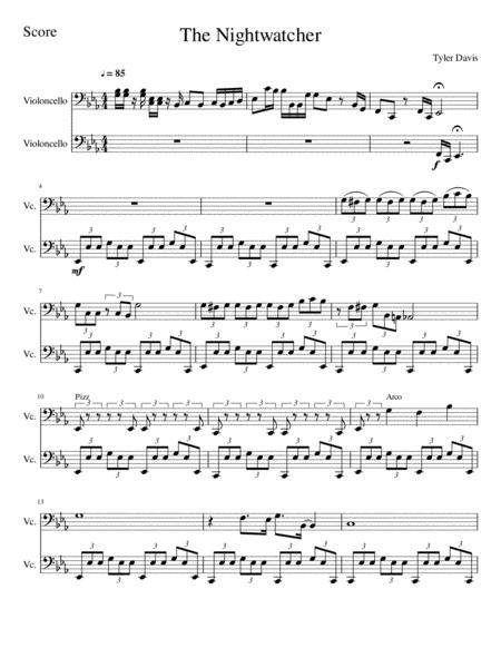 The Nightwatcher Sheet Music