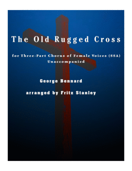 The Old Rugged Cross Ssa A Cappella Sheet Music