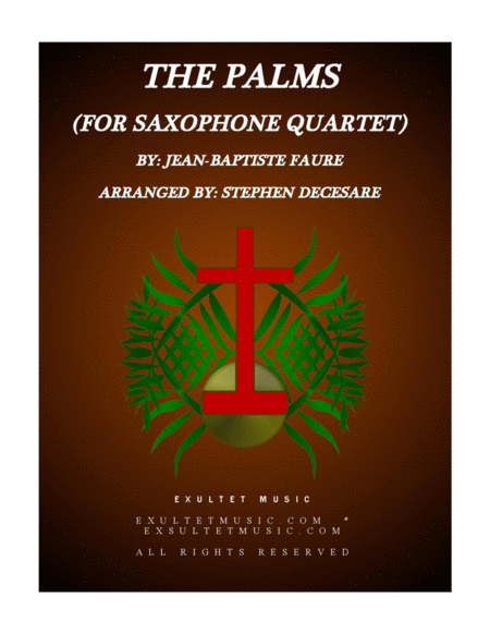 The Palms For Saxophone Quartet Sheet Music