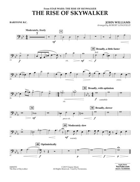 The Rise Of Skywalker From Star Wars The Rise Of Skywalker Baritone B C Sheet Music
