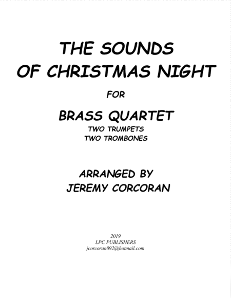 Free Sheet Music The Sounds Of Christmas Night For Brass Quartet