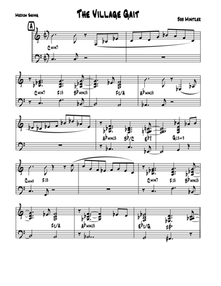 Free Sheet Music The Village Gait