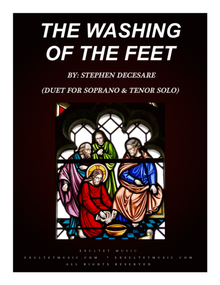 The Washing Of The Feet Duet For Soprano And Tenor Solo Sheet Music