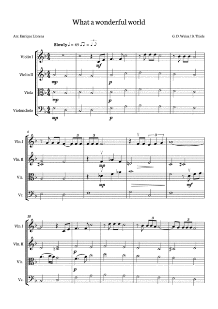 The Water Is Wide Viola Trio Sheet Music