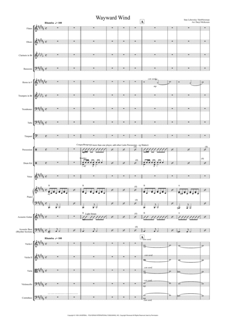 The Wayward Wind Vocal With Pops Orchestra Key Of B With Key Change To C Sheet Music