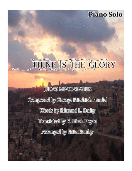 Thine Is The Glory Piano Solo Sheet Music