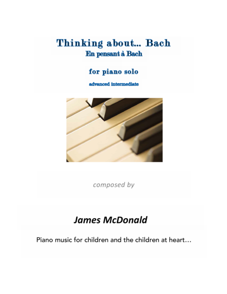 Free Sheet Music Thinking About Bach