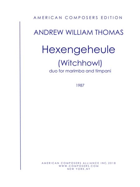 Free Sheet Music Thomas Hexengeheule