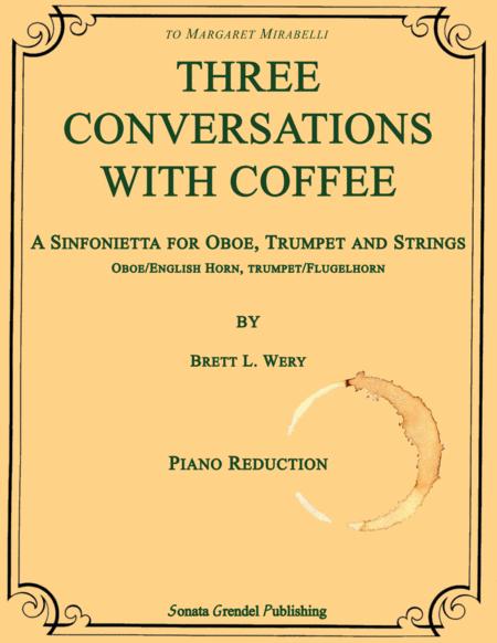 Free Sheet Music Three Conversations With Coffee Piano Version