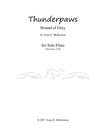 Thunderpaws Sheet Music
