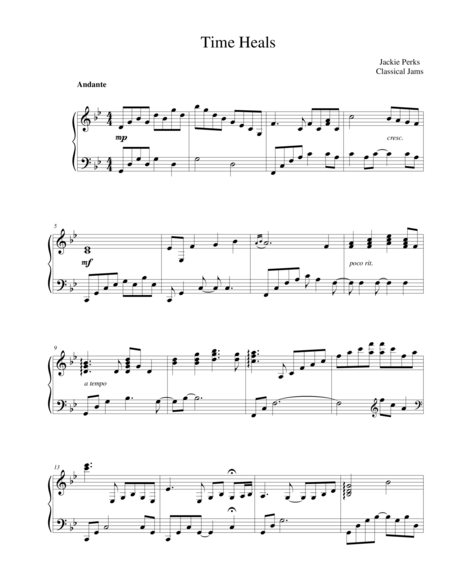 Time Heals Sheet Music