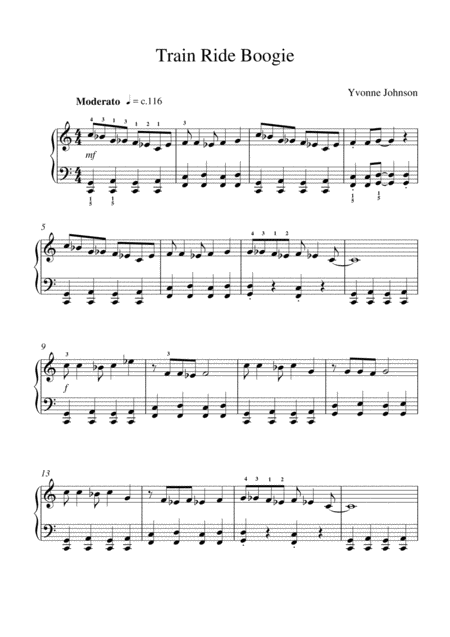 Train Ride Boogie Sheet Music