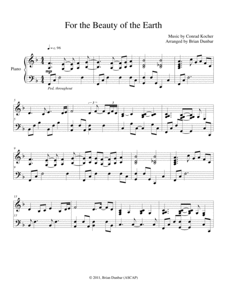 Tree Song Sheet Music