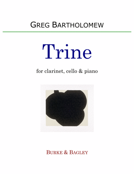 Trine For Clarinet Cello Piano Sheet Music