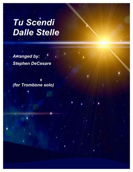 Tu Scendi Dalle Stelle For Trombone Solo And Piano Sheet Music