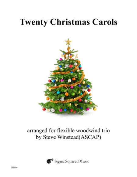 Twenty Christmas Carols For Flexible Woodwind Trio Sheet Music