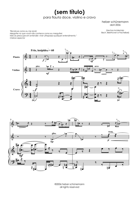 Free Sheet Music Untitled