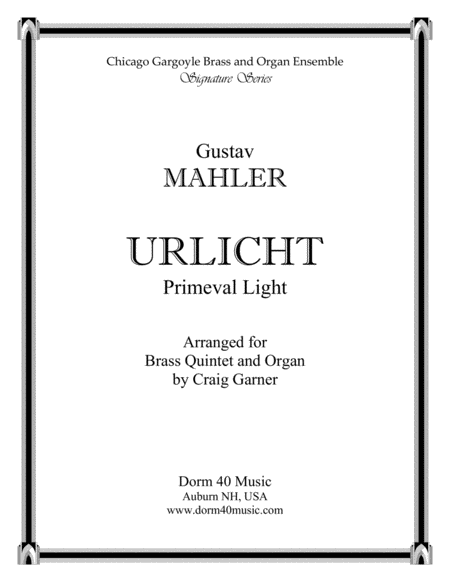 Free Sheet Music Urlicht Primeval Light Fourth Movement Symphony No 2 Solo Horn