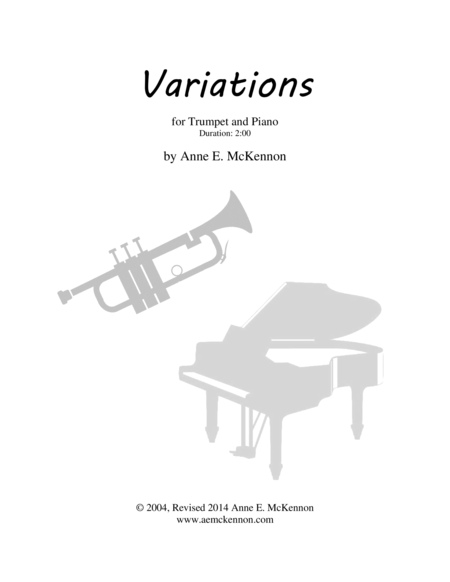 Variations Sheet Music