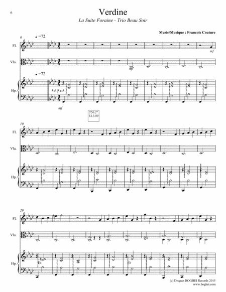 Free Sheet Music Verdine