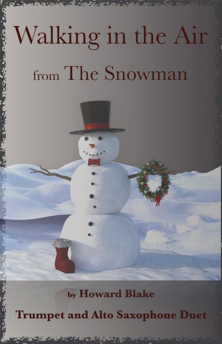 Walking In The Air Theme From The Snowman For Trumpet And Alto Saxophone Duet Sheet Music