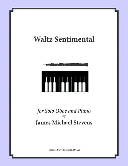 Waltz Sentimental Oboe Piano Sheet Music