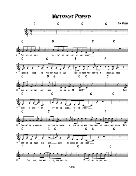 Waterfront Property Sheet Music