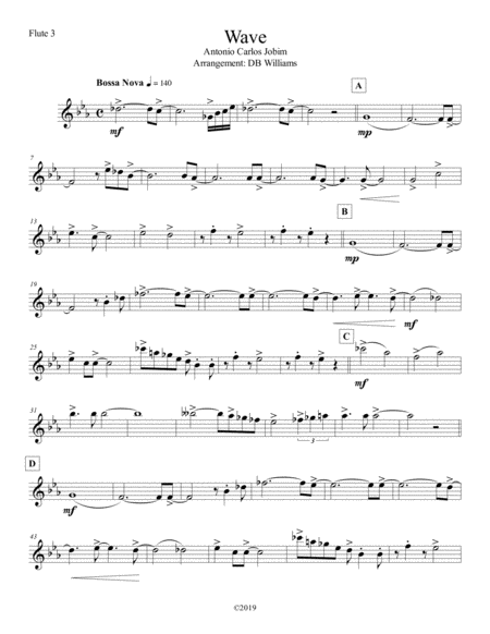 Wave Flute 3 Sheet Music