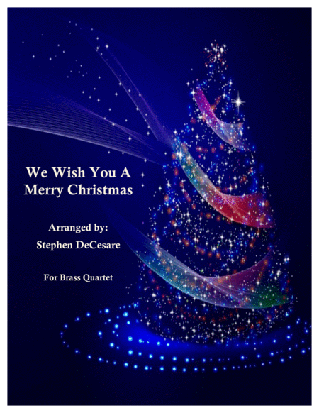 Free Sheet Music We Wish You A Merry Christmas Canon For Brass Quartet