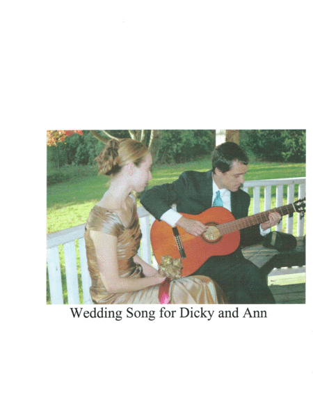 Wedding Song For Dicky And Ann Sheet Music