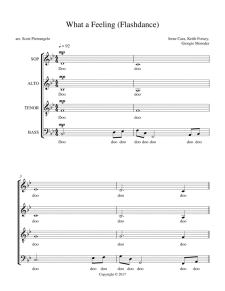 What A Feeling Flashdance Sheet Music