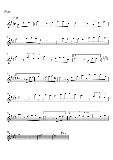 When A Child Is Born Flute Guitar Duet Sheet Music