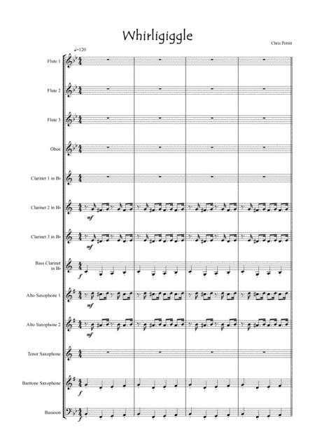 Free Sheet Music Whirligiggle