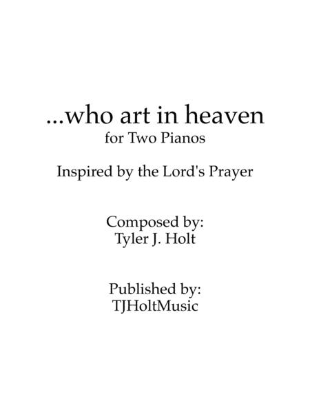 Free Sheet Music Who Art In Heaven Op 3