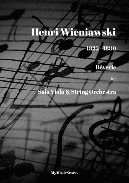 Free Sheet Music Wieniawski Reverie For Viola And String Orchestra