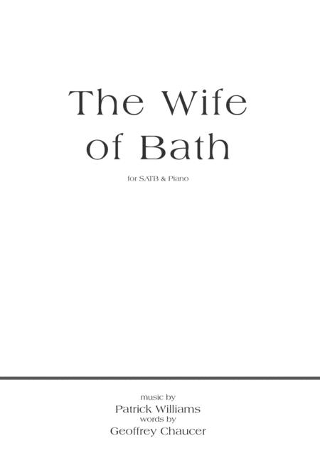 Free Sheet Music Wife Of Bath By Geoffrey Chaucer Finale