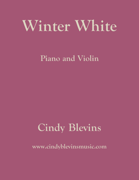 Free Sheet Music Winter White For Piano And Violin