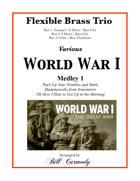 Free Sheet Music World War I Medley 1