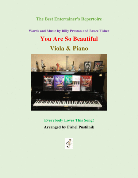Free Sheet Music You Are So Beautiful For Viola And Piano