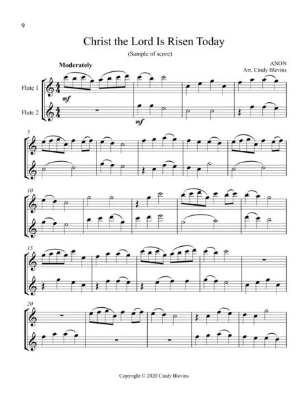 12 Favorite Hymns, Flute Duets By Various Free Sheet Music