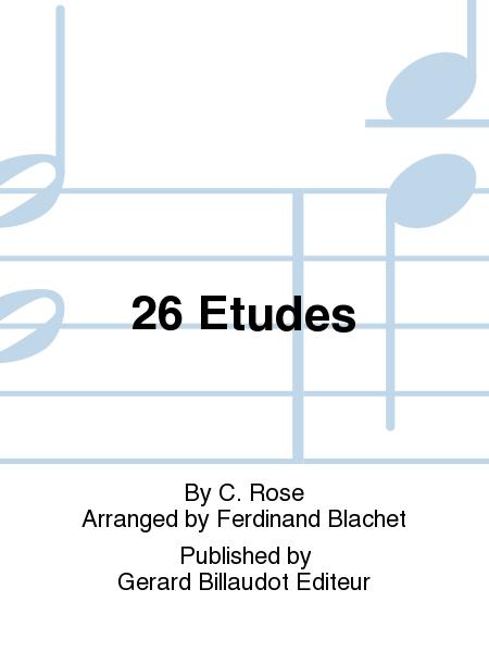 26 Etudes (clarinet) By Cyrille Rose Free Sheet Music