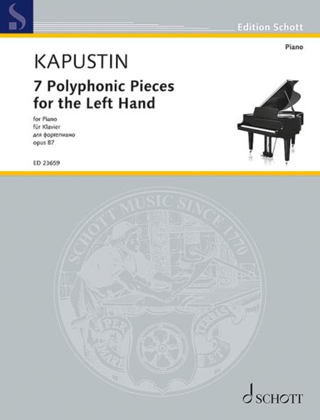 7 Polyphonic Pieces For The Left Hand By Nikolai Kapustin Free Sheet Music