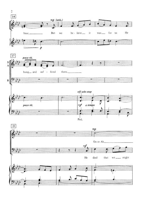 A Lenten Lesson By Jean Anne Shafferman Free Sheet Music