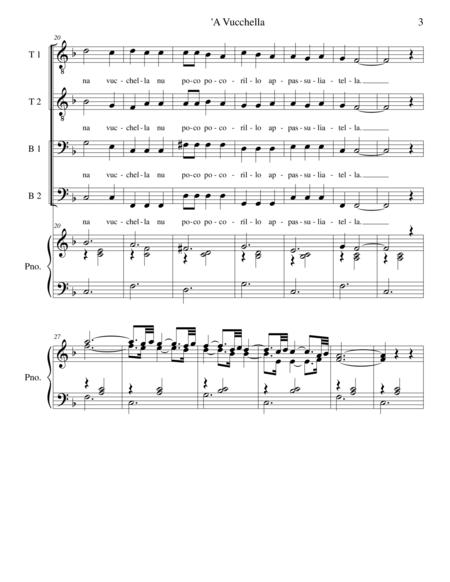 A Vucchella (for TTB) By Francesco Paolo Tosti Free Sheet Music