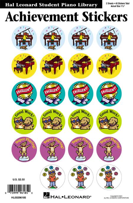 Achievement Stickers By N Free Sheet Music