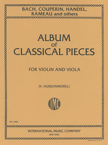 Album Of Six Classical Pieces By N Free Sheet Music